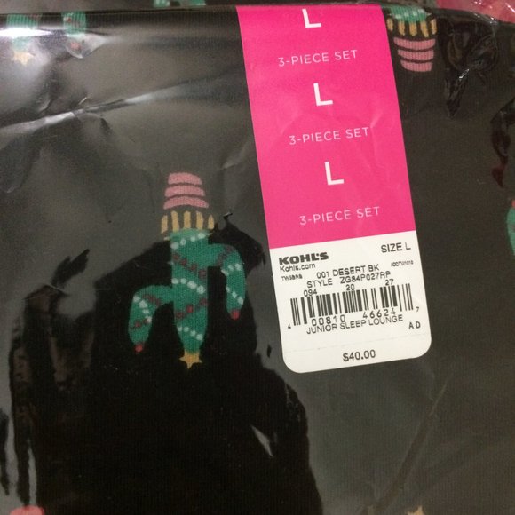 SO Soft & Cozy 3-pc Pajama Set with Headband NWT - Picture 6 of 6